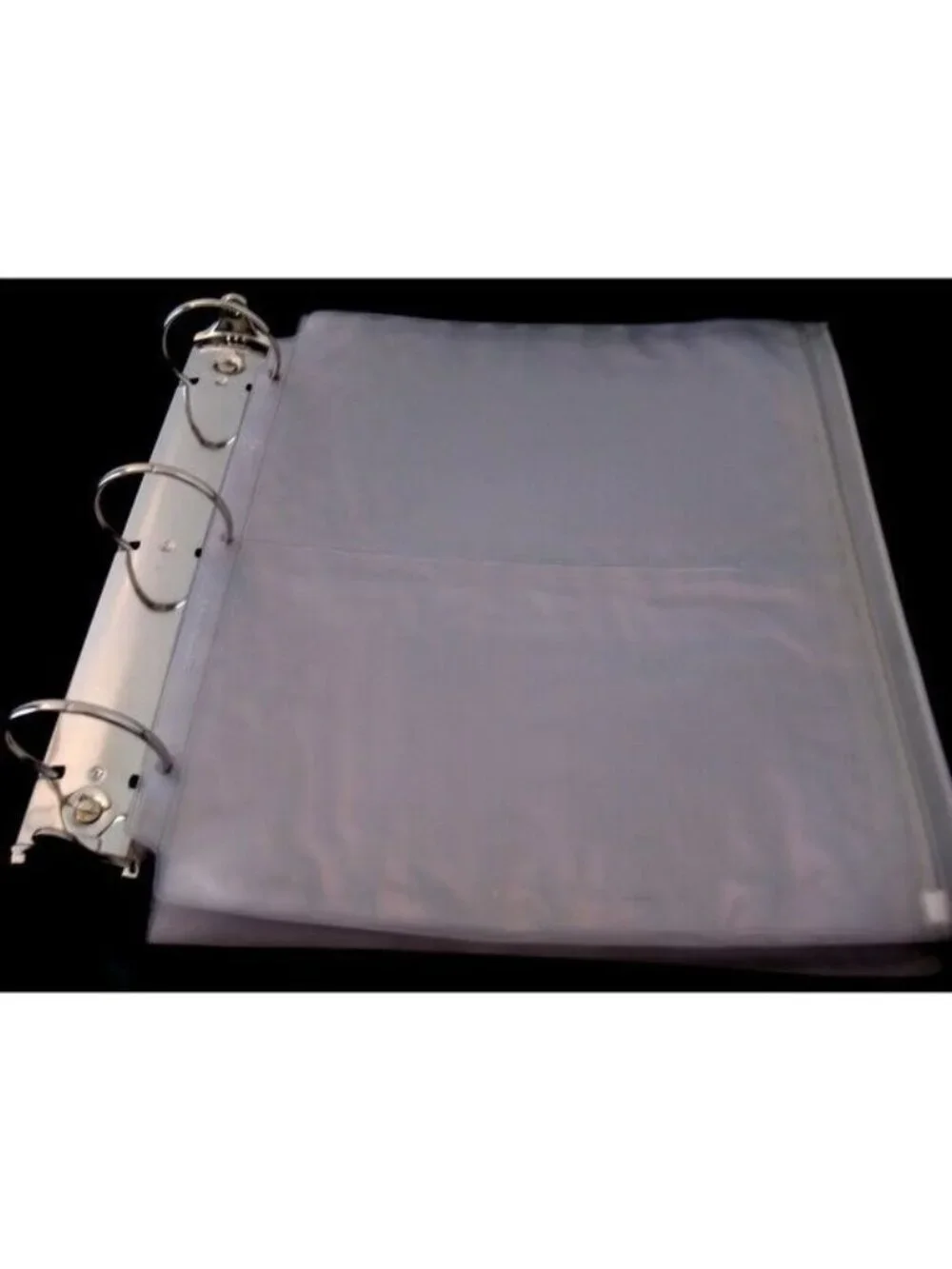 Creative Memories Accessory Binder 7 Protectors Good Zipper with borders/diecuts